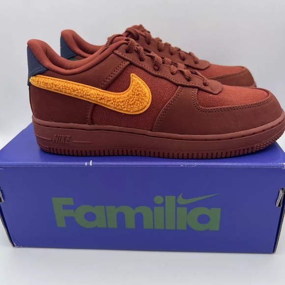 Nike Air Force 1 Low La Familia 2022 - DX9285-600 - Size 3Y New In Box - Picture 4 of 14